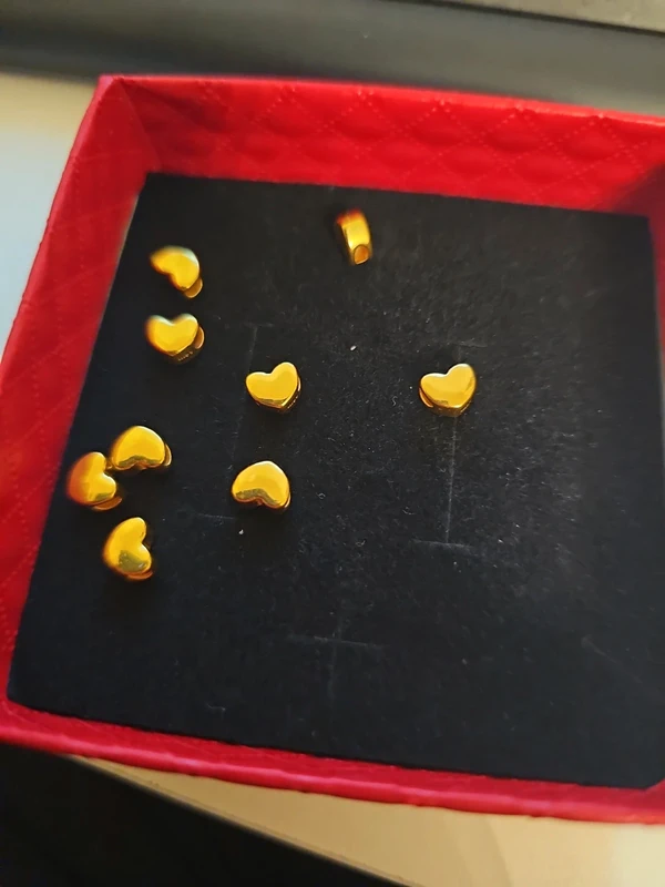 18ct Gold Necklace & 24ct Heart Pendant 10